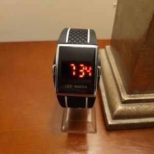 Brand New LED Digital Black Men's Watch